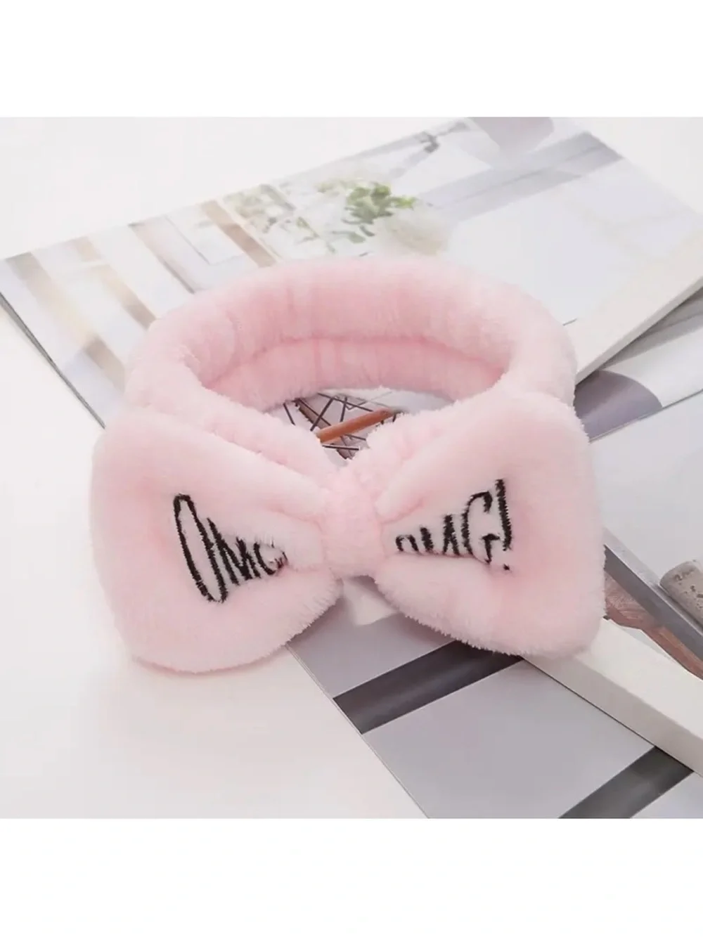 Plush 'OMG!' Bow Headband Bundle NWT